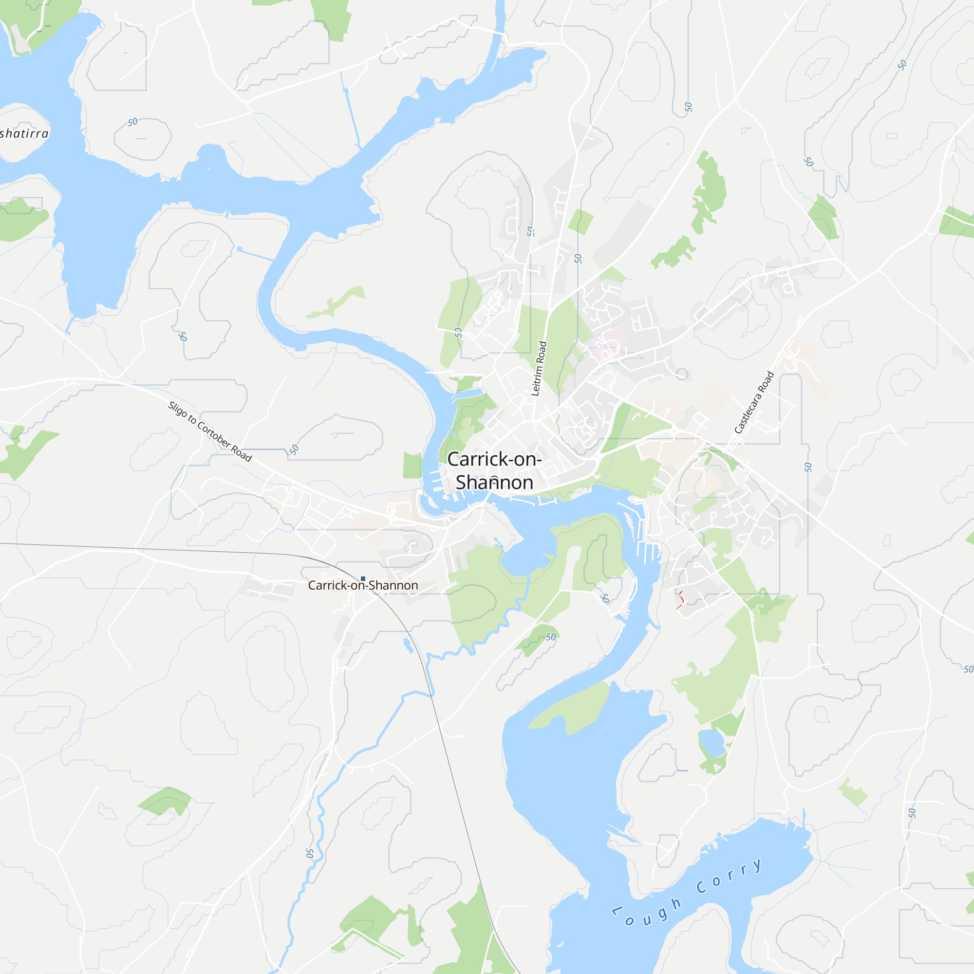 Carrick on Shannon Chamber map
