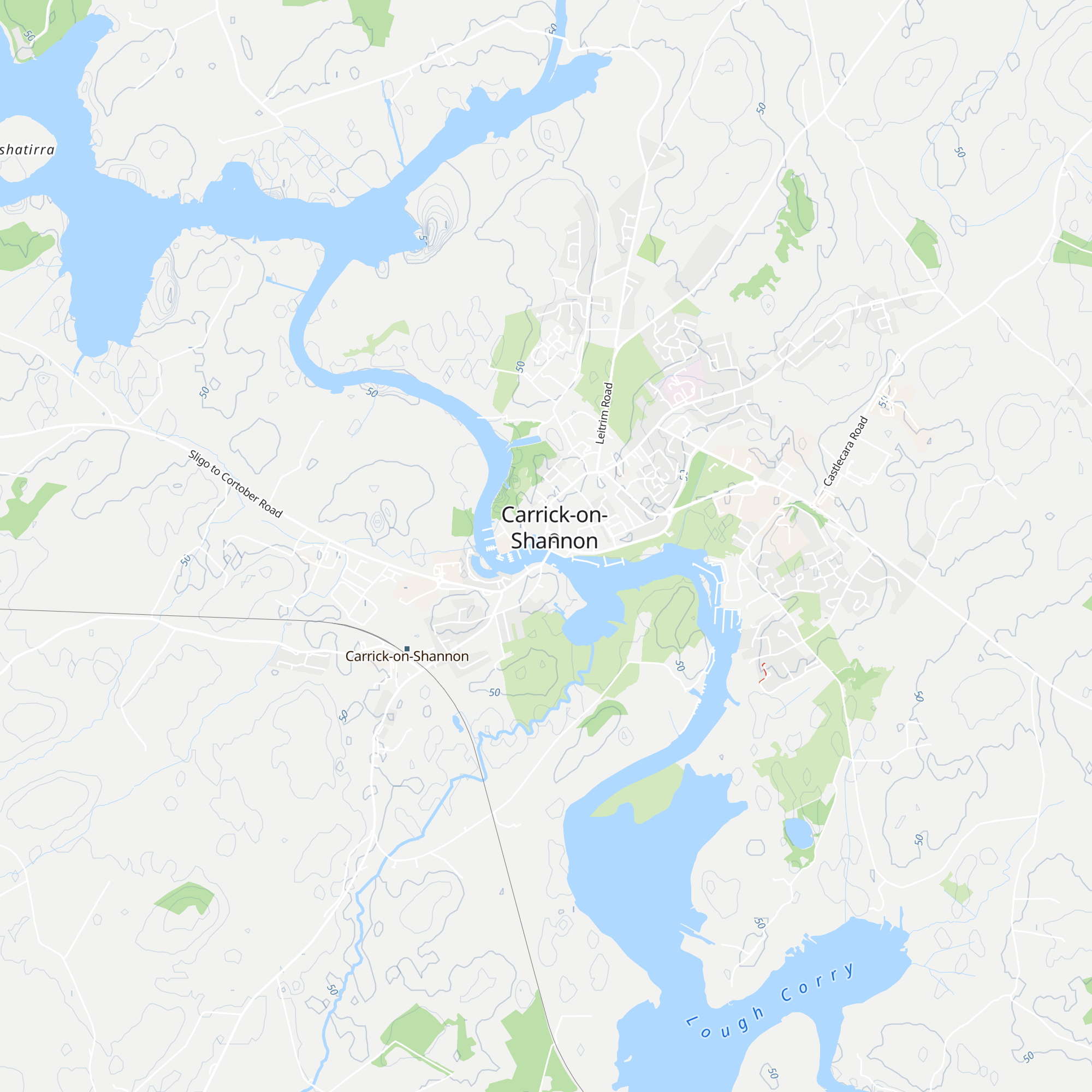 Carrick on Shannon Chamber map