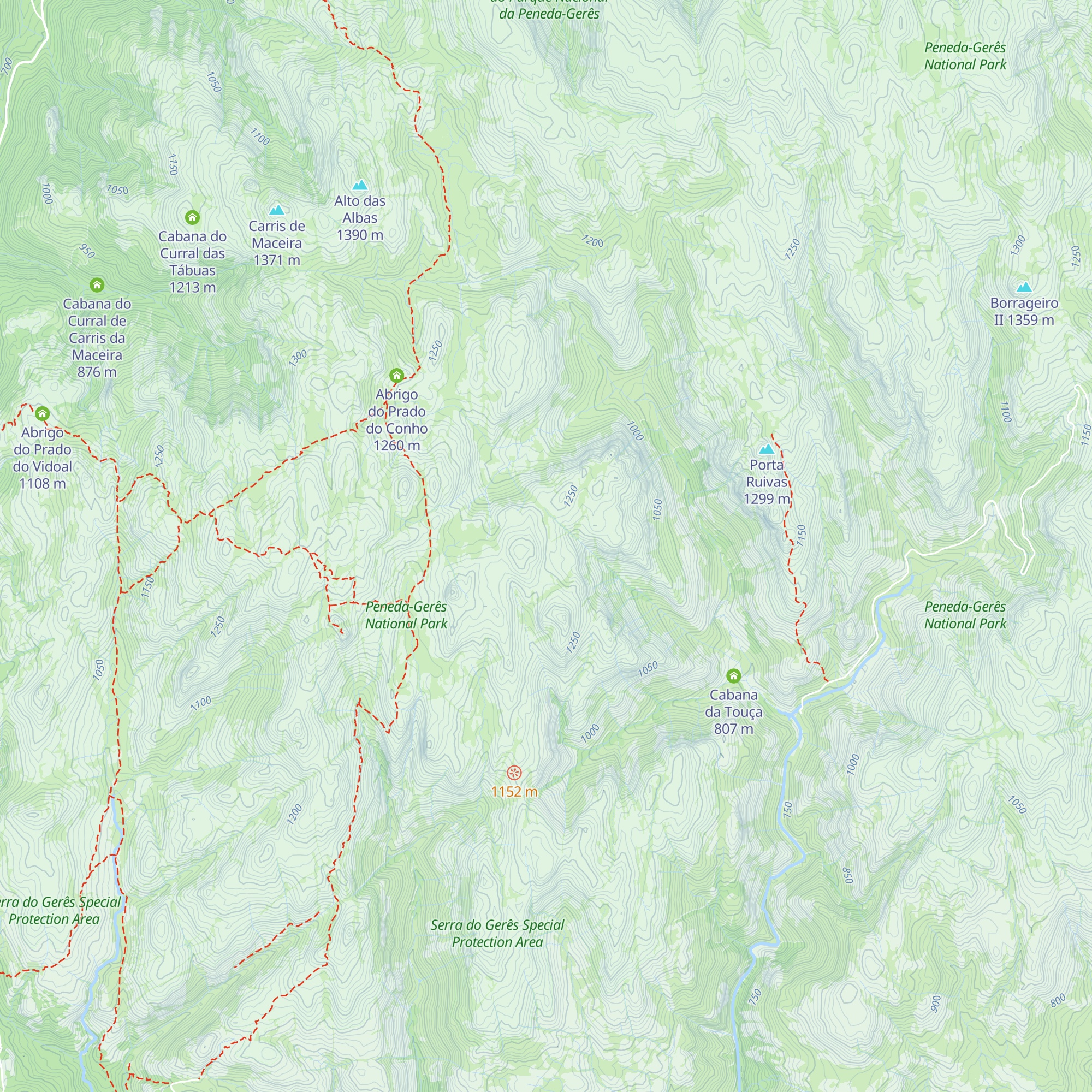 Cabana de Soengas map