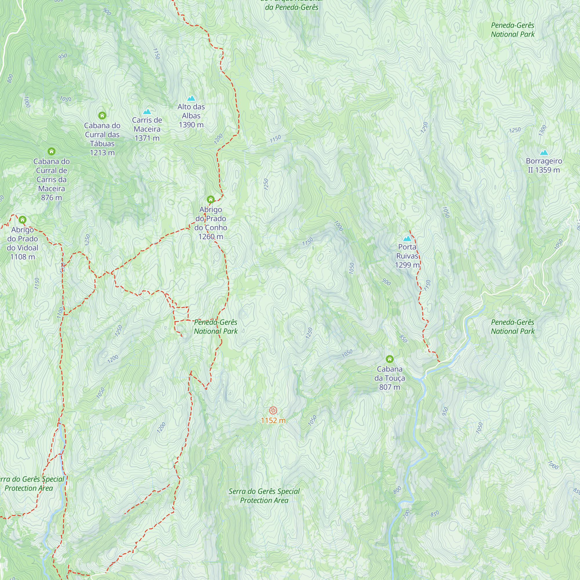 Cabana de Soengas map