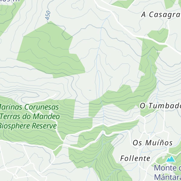 Map of Monte do Castelo