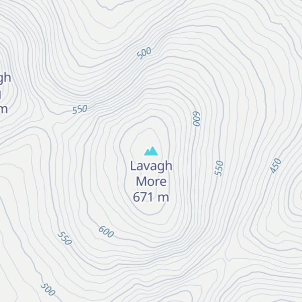 Map of Lavagh More