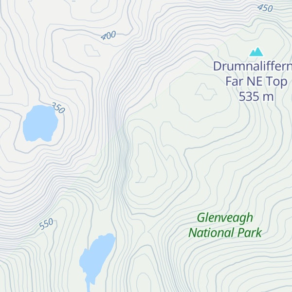 Map of Drumnalifferny Mountain