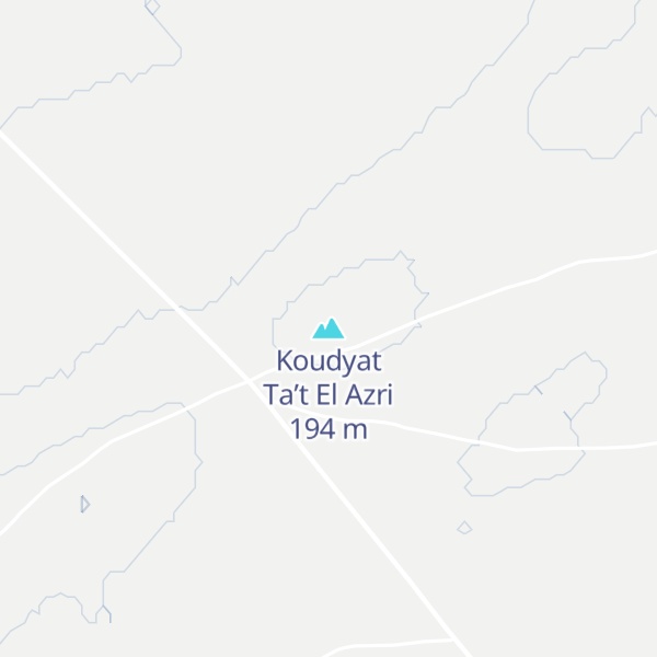Map of Koudyat Ta’t El Azri