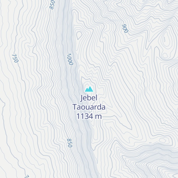Map of Jebel Taouarda