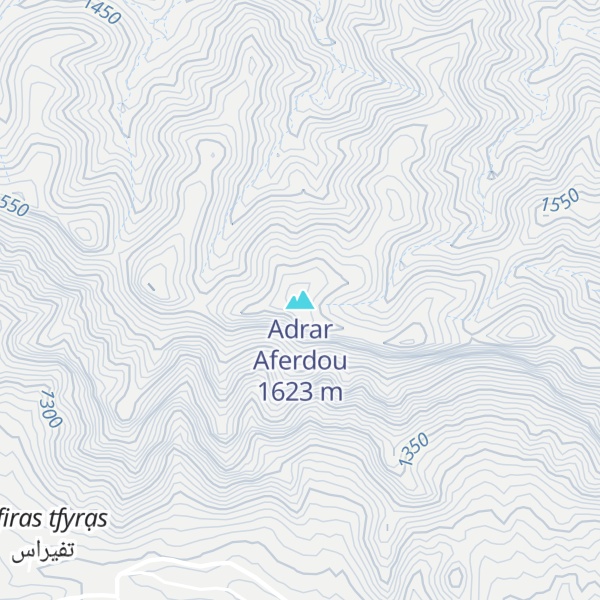 Map of Adrar Aferdou