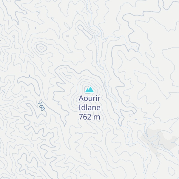Map of Aourir Idlane