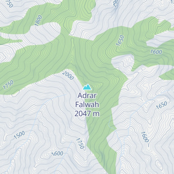 Map of Adrar Falwah