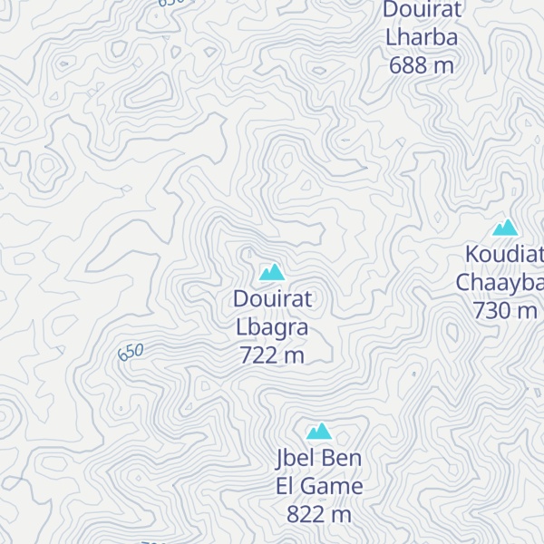 Map of Douirat Lbagra
