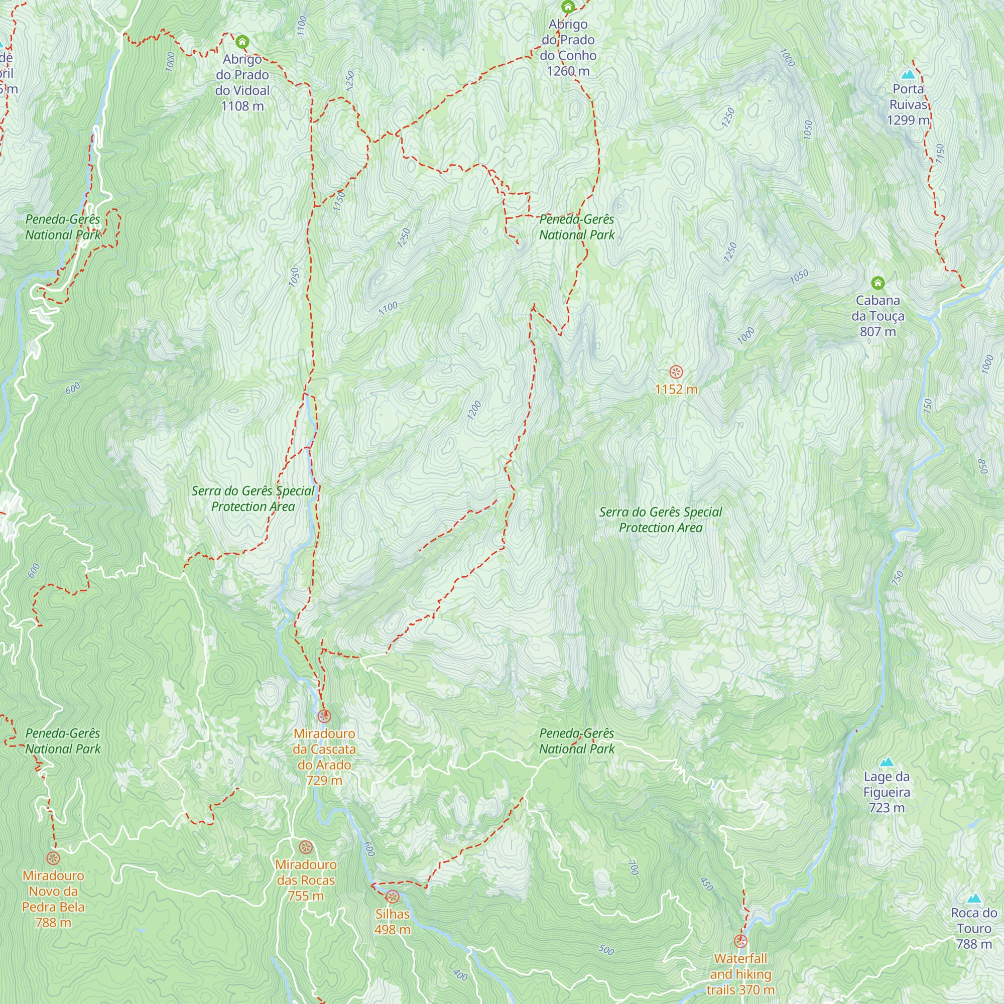Abrigo do Pico da Arrocela map