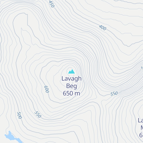 Map of Lavagh Beg