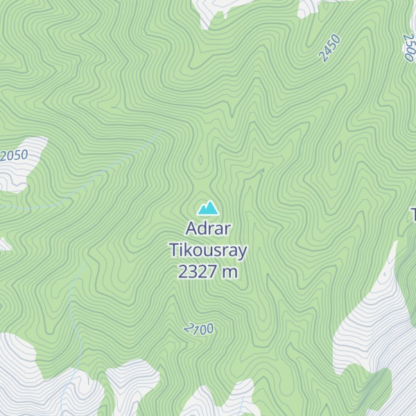 Map of Adrar Tikousray