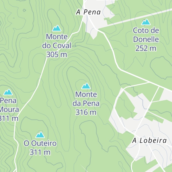 Map of Monte da Pena