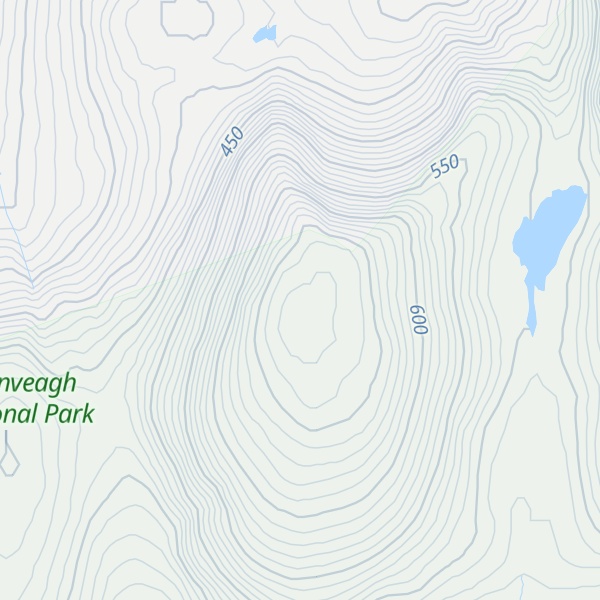 Map of Slieve Snaght