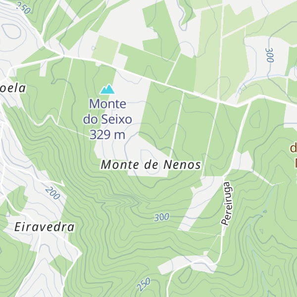 Map of O Casal