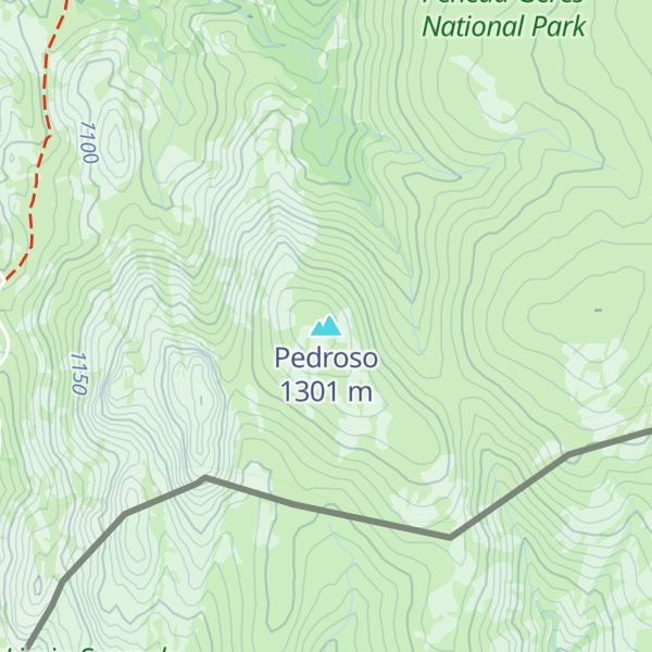 Map of Pedroso