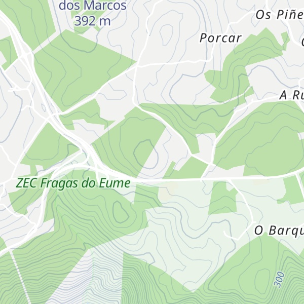 Map of Pena do Acivro