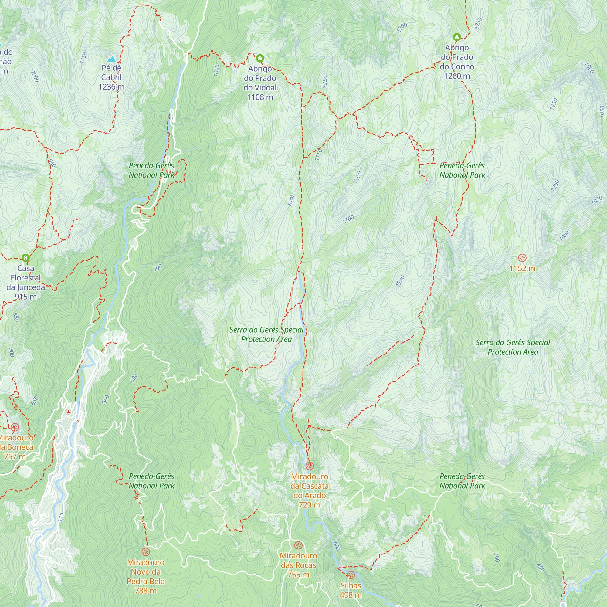Abrigo da Teixeira map