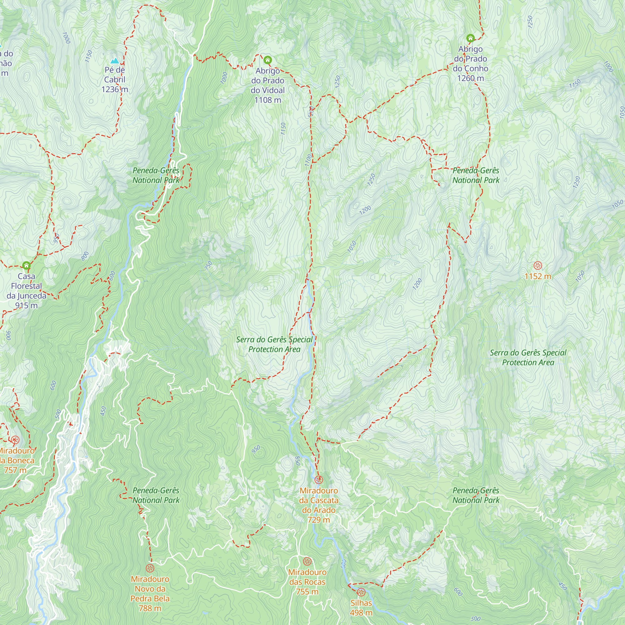 Abrigo da Teixeira map