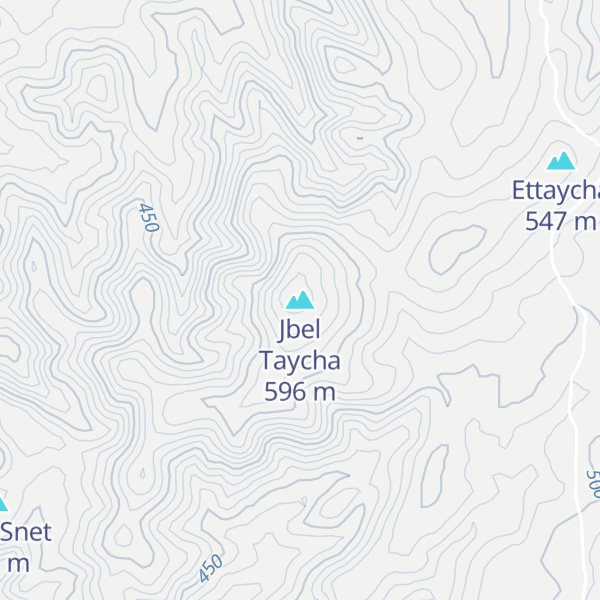 Map of Jbel Taycha