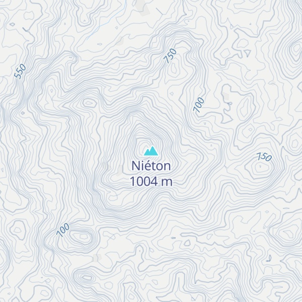Map of Niéton