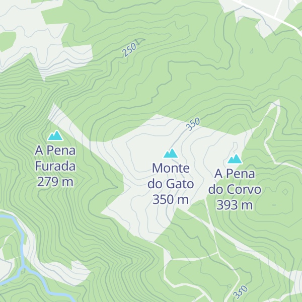 Map of Monte da Pena Furada