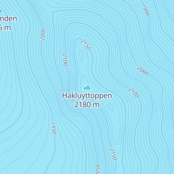 Map of Hakluyttoppen