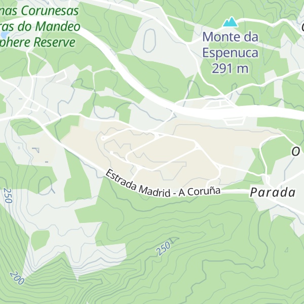 Map of Monte de Pedra Partida