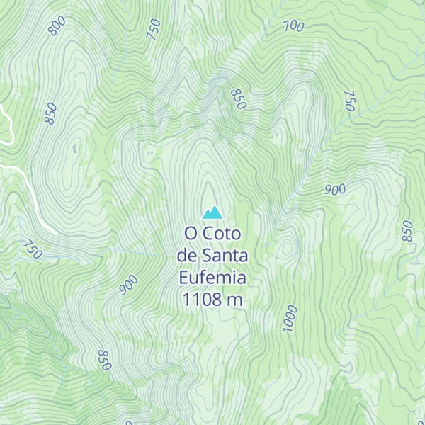 Map of O Coto de Santa Eufemia