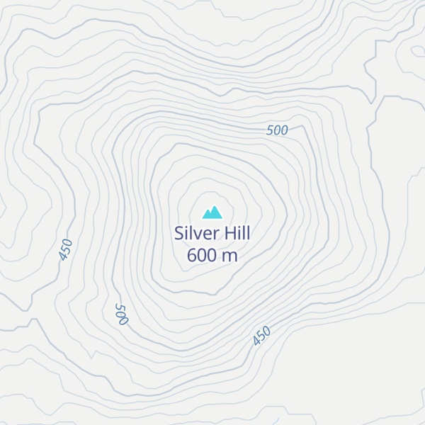 Map of Silver Hill