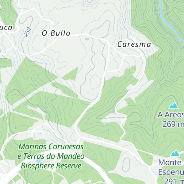 Map of Monte da Pedreira