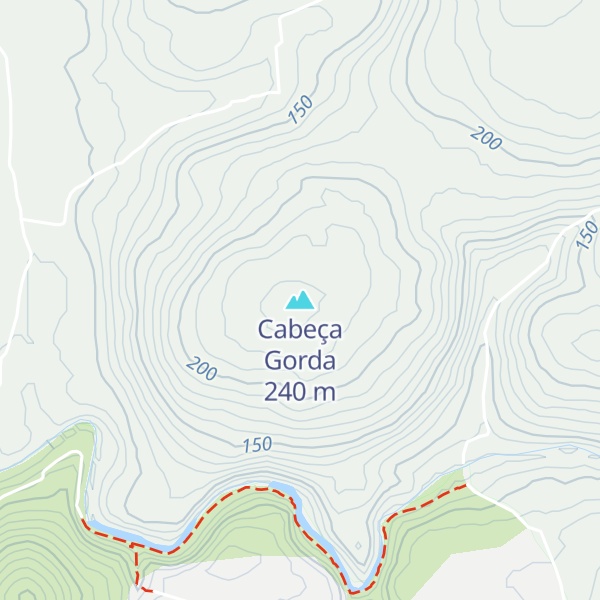 Map of Cabeça Gorda