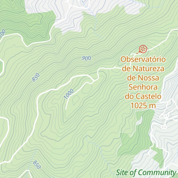 Map of Nossa Senhora do Castelo