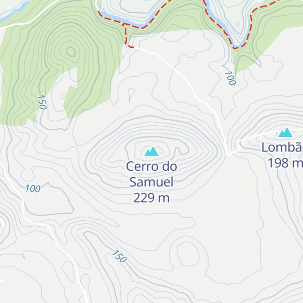 Map of Cerro do Samuel