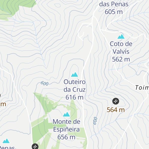 Map of Outeiro da Cruz
