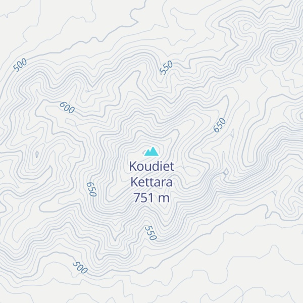 Map of Koudiet Kettara