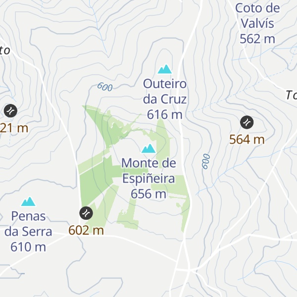 Map of Monte de Espiñeira