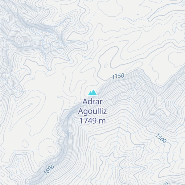 Map of Adrar Agoulliz