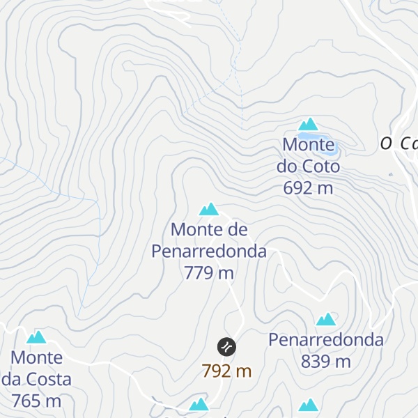 Map of Monte de Penarredonda
