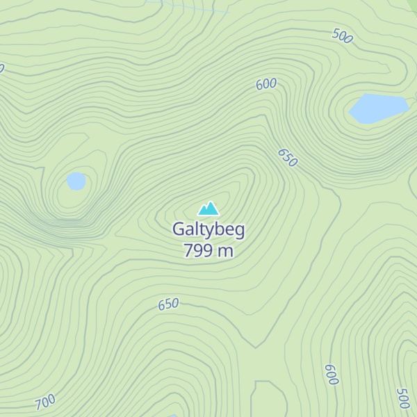Map of Galtybeg