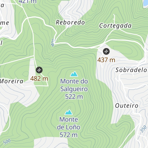 Map of Monte do Salgueiro