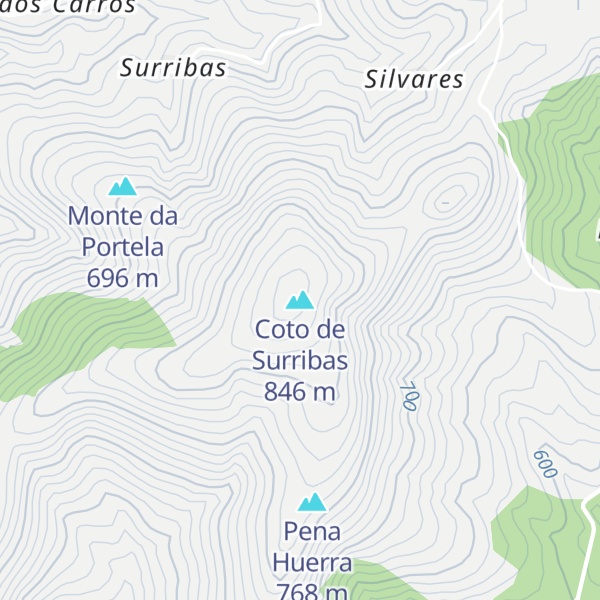 Map of Coto de Surribas