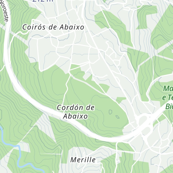 Map of Monte do Cordón