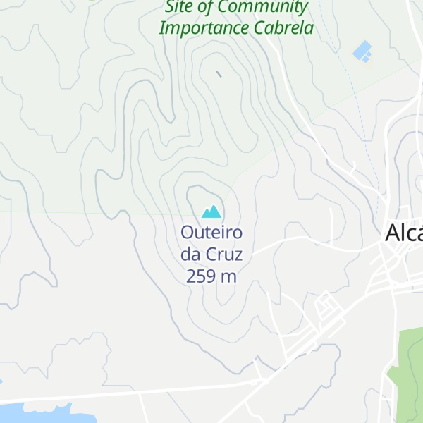 Map of Outeiro da Cruz