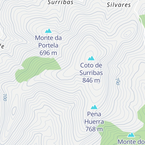 Map of Pena Negra