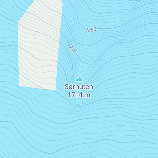 Map of Sørnuten