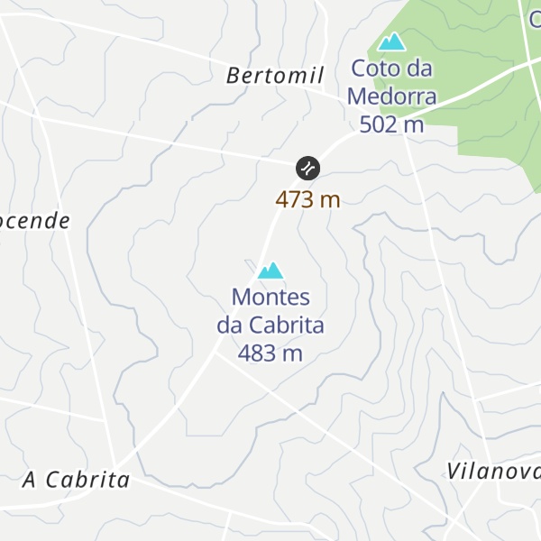 Map of Montes da Cabrita