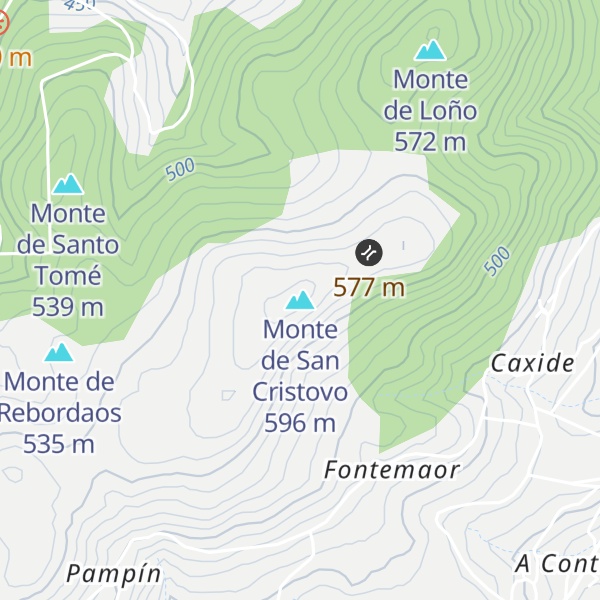 Map of Monte de San Cristovo