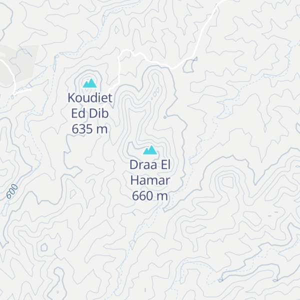 Map of Draa El Hamar