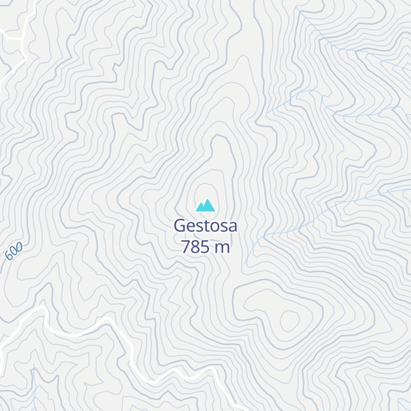 Map of Gestosa